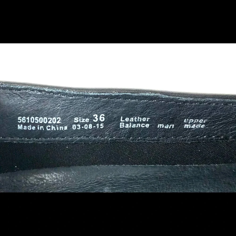 Dansko Womens Slip On Black Leather Loafer 36 (6)